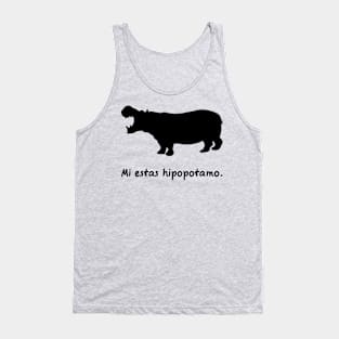 Mi estas hipopotamo Tank Top